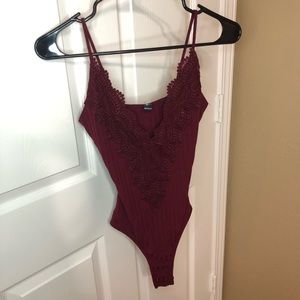 Maroon Bodysuit